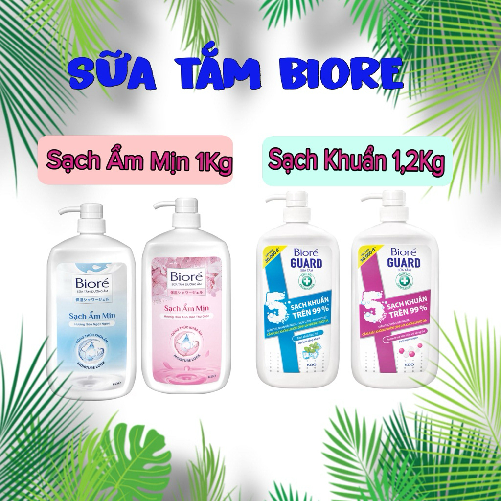 Sữa tắm Biore 1000g