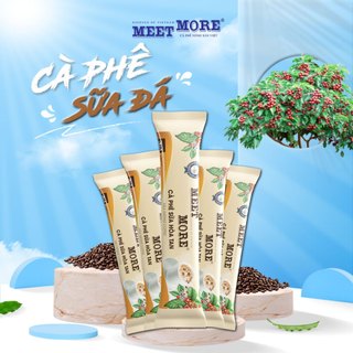 Meet More Cà Phê Sữa Hòa Tan 3in1 (15 Gói/18G) – Đậm Vị, Béo Êm, Pha Nhanh Tiện Lợi Mỗi Sáng