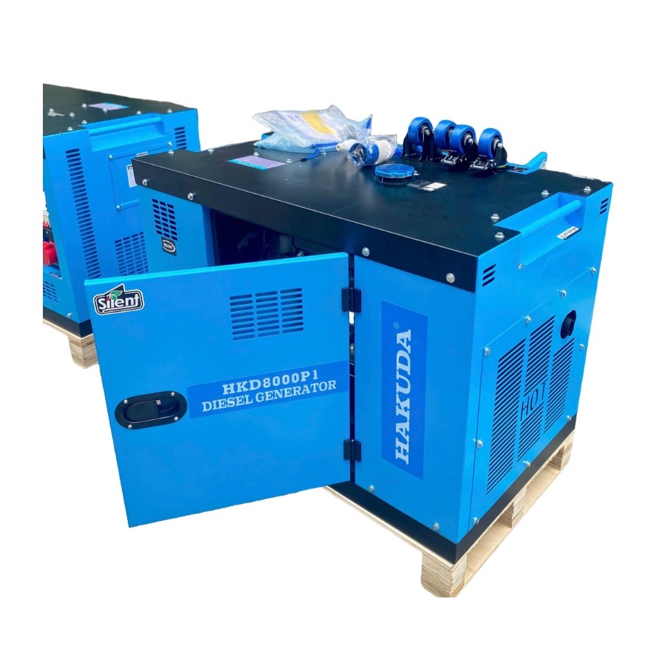 Máy Phát Điện Chạy Dầu Hakuda 8KW HKD8000P1 1 Pha