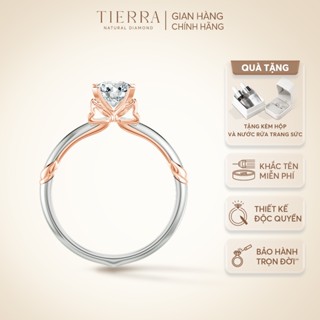 [CHAT TRƯỚC KHI ĐẶT] Nhẫn Cầu Hôn Tierra Svelte Waistline NCH1318 Vàng 14K 18K Cổ Nhẫn Thiết Kế Chiếc Nơ Xinh Xắn