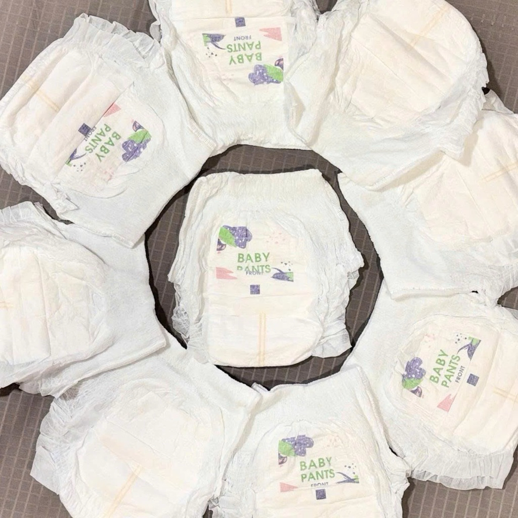 TẢ QUẦN EM BÉ [Mẫu ngẫu nhiên] Combo  50/100/150/200 miếng tả quần BABYPANTS.KH lưng mây mềm mịn, thấm hút tốt cho bé
