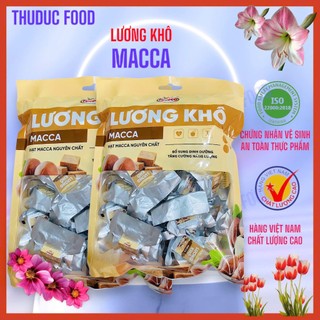  740g lương khô FUCUCO hạt MACCA tự nhiên hương vị thơm ngon. Sản cuất tại Việt Nam 
