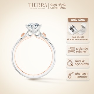 [CHAT TRƯỚC KHI ĐẶT] Nhẫn Cầu Hôn Tierra Butterfly Cathedral NCH1025 Vàng 14K/ 18K, Đính Đá CZ, Thiết Kế Lộng Lẫy