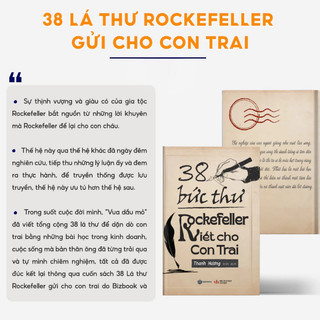 Sách - 38 Bức Thư Rockefeller Viết Cho Con Trai - (Top Sách Tư Duy Làm Giàu) Người Trí Thức | Sbooks