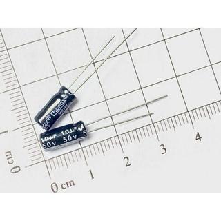 [Combo 30 chiếc] Tụ Hóa 10uF 50V kích thước 5x11mm