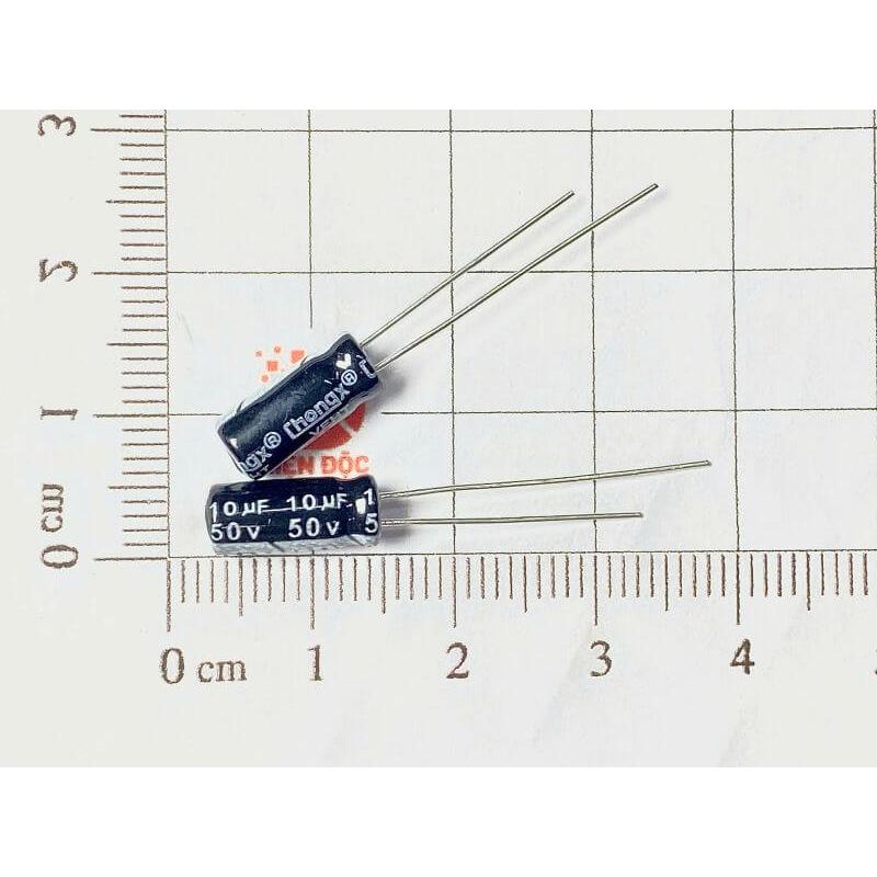 [Combo 30 chiếc] Tụ Hóa 10uF 50V kích thước 5x11mm