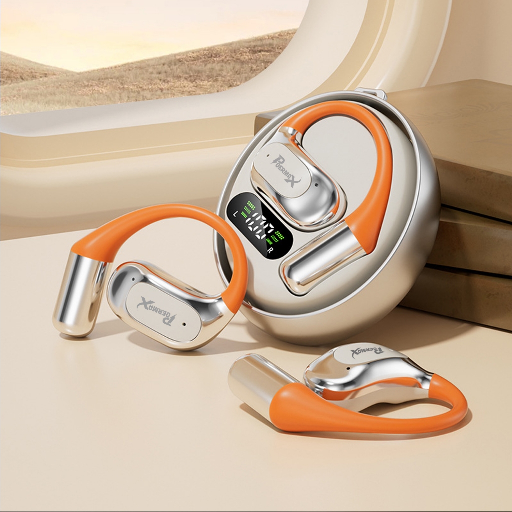 Tai nghe thể thao Bluetooth Poermax M113, Tai nghe Open-ear đeo thoải mái pin dùng lâu có micro | BigBuy360 - bigbuy360.vn