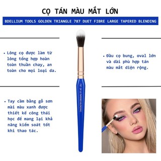 Cọ Tán Bầu Oval BDELLIUM TOOLS Golden Triangle 787 Duo Fibre Large Tapered Blending