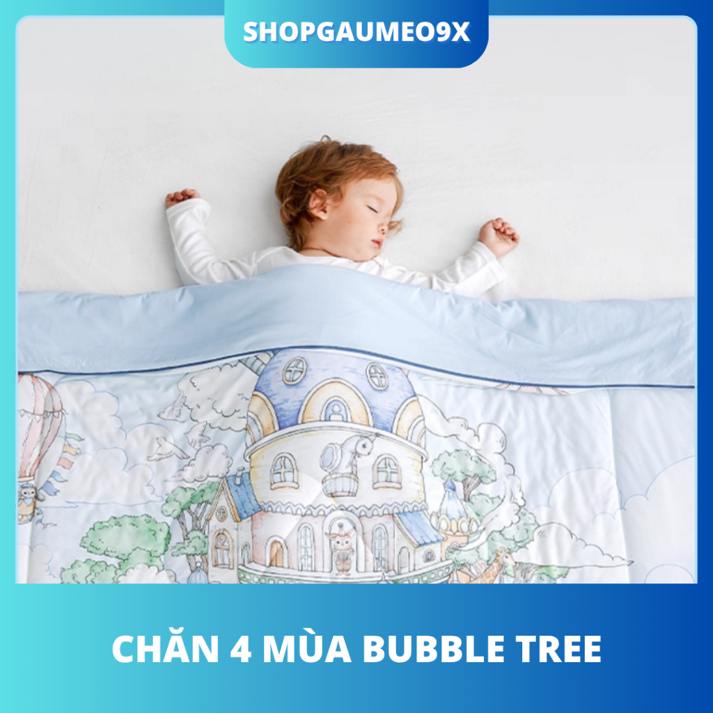 CHĂN LỤA 4 MÙA BUBBLE TREE