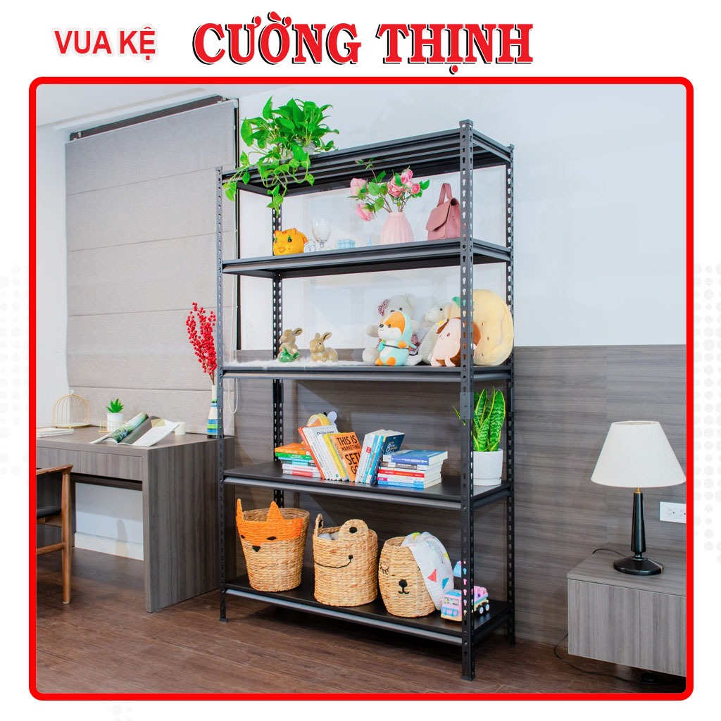 Kệ sắt V lỗ 5 tầng mẫu kệ cài Vinatech Group - Vua kệ Cường Thịnh | Kích thước đa dạng