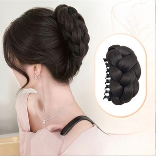 (HOẢ TỐC) Búi tóc giả ngoặm xoăn duyên dáng