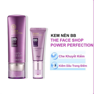  Kem Nền BB the face shop POWER PERFECTION BB CREAM SPF37 PA++ Hàn Quốc 20gr - 40gr 