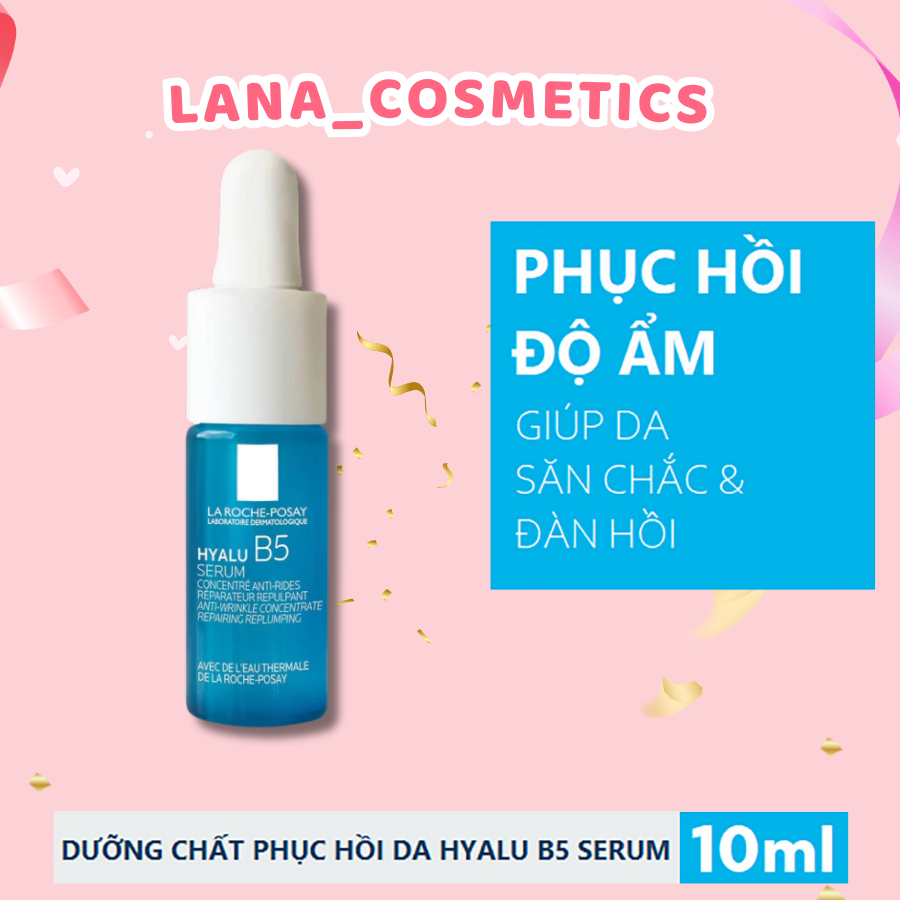 [MINI SIZE] Serum La Roche-Posay Hyalu B5 cấp nước phục hồi và tái tạo da, 10ml
