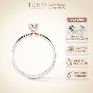 [CHAT TRƯỚC KHI ĐẶT] Nhẫn Cầu Hôn Tierra Lovely Kiss BCH7110 Vàng 10K 14K 18K Đính Đá CZ Thiết Kế Chấu Nơ Nhẹ Nhàng