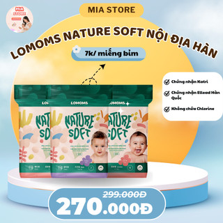  Bỉm quần Premium Lomoms Nature Soft nội địa Hàn Quốc thoáng khí 2 chiều  an toàn cho bé 