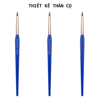 Cọ Liner Siêu Mảnh Bdellium Tools Golden Triangle 710 Che Khuyết Điểm Đầu Nhỏ-Kẻ Eyeliner-Che rãnh nước mắt