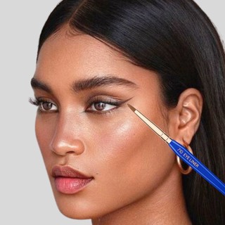 Cọ Liner Siêu Mảnh Bdellium Tools Golden Triangle 710 Che Khuyết Điểm Đầu Nhỏ-Kẻ Eyeliner-Che rãnh nước mắt