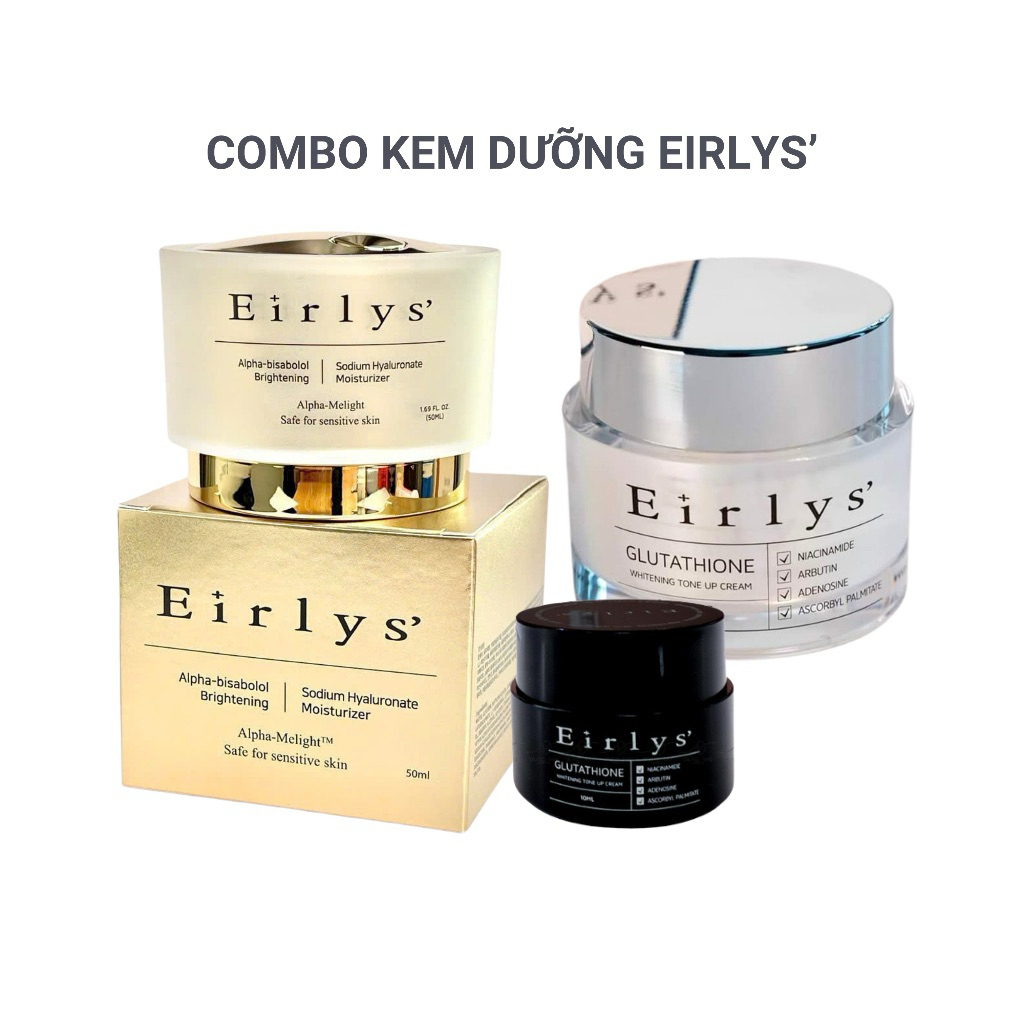 Kem dưỡng trắng giảm nám da Eirlys' Glutathione Whitening Tone Up Cream