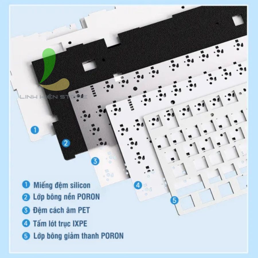 Bàn Phím Cơ HOSAN AULA F75 Kết Nối 3 Chế Độ Và Trang Bị Núm Xoay Tiện Lợi | BigBuy360 - bigbuy360.vn