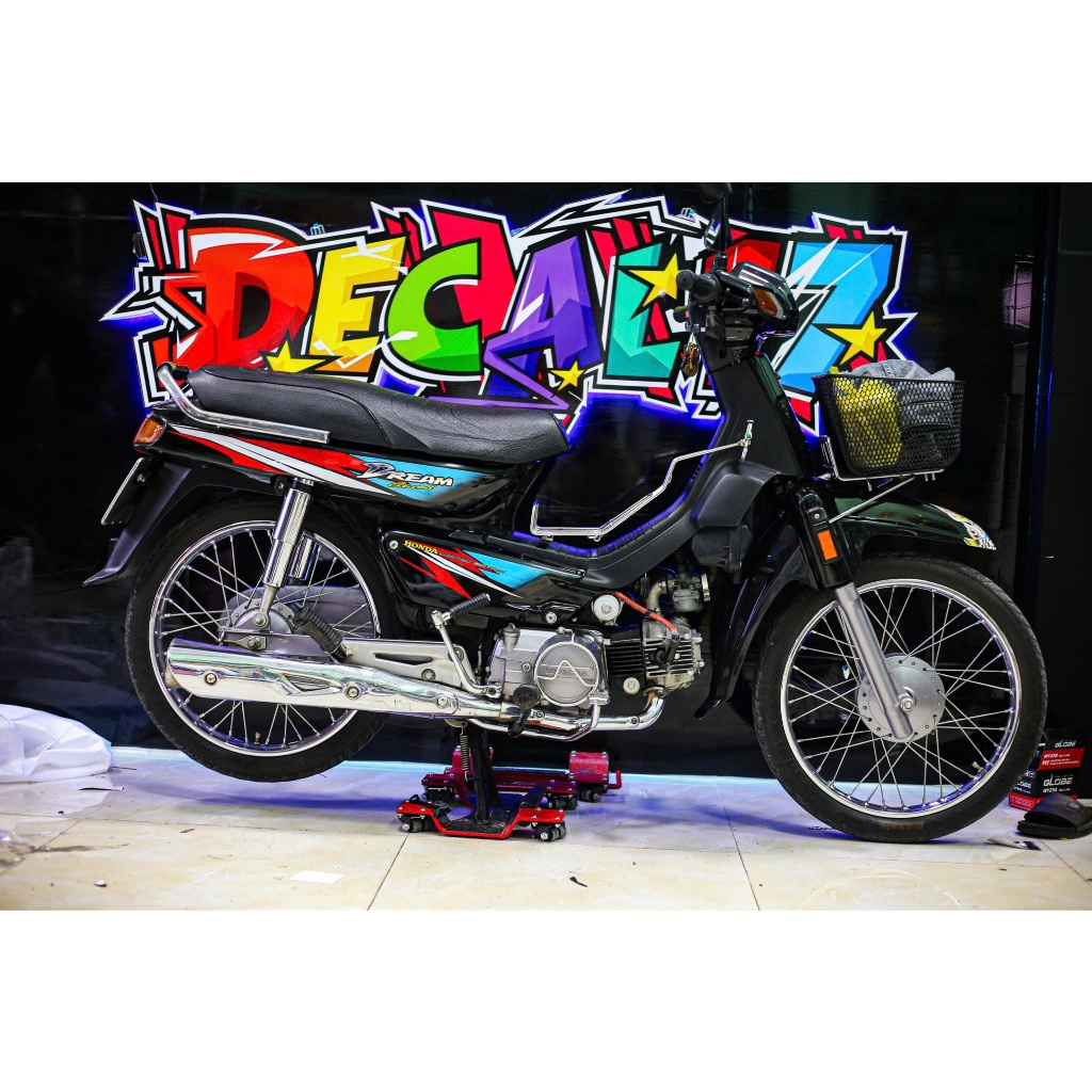 TEM RỜI DREAM LÙN XANH ĐỎ DECAL 3 LỚP BỀN MÀU