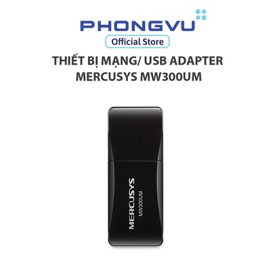 Thiết bị mạng/ USB Adapter Mercusys MW300UM - Bảo hành 24 tháng