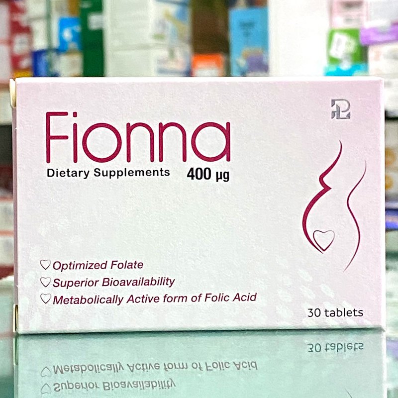 Fionna (5- MTHF)- Bổ sung Acid Folic cho cơ thể, hỗ trợ giảm nguy cơ thiếu máu do thiếu Acid Folic,