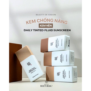 Kem chống nắng kem nền BOJ DAILY TINTED FLUID SUNSCREEN