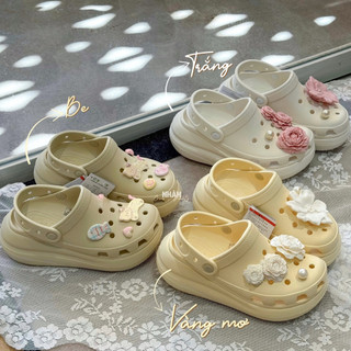Dép sục Cross Crush đế cao tặng kèm Charm