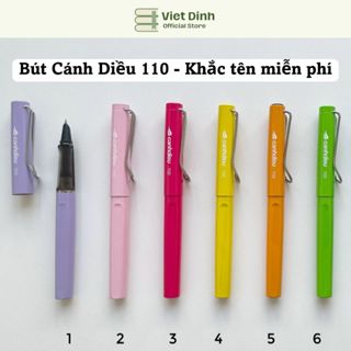 [Khắc tên miễn phí] Bút Cánh diều 110 ngòi lá tre thanh đậm, mềm mảnh luyện chữ đẹp
