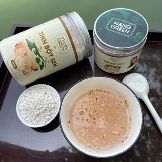 Combo tinh bột củ sen + bột mè đen JANG GREEN mix đậu đen xanh lòng / gạo lứt bột ngũ cốc dinh dưỡng