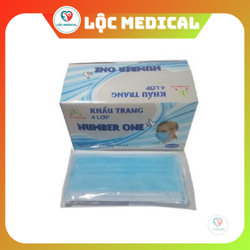 Thùng 50 hộp khẩu trang y tế 4 lớp Nam Anh Famapro Hoặc VN Number One