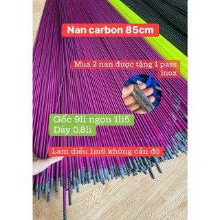  Nan carbon 85cm làm diều mini siêu dẻo 