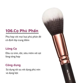 Cọ Trang Điểm Phấn Phủ Siêu Ăn Phấn ZOEVA Rose Gold 106 Powder Brush