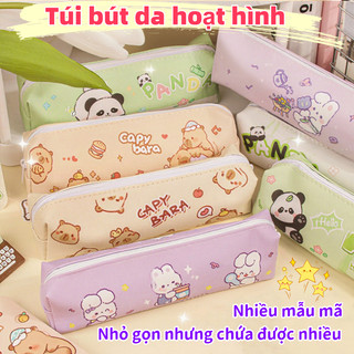  Hộp bút hoạt hình dễ thương - Phiên bản nâng cấp dung lượng lớn túi đựng bút chống nước đồ dùng học tập 