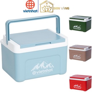  Thùng đá vuông thái mini nhựa VIỆT NHẬT - 2.3L 6L 14L - Giữ nhiệt nóng lạnh - 3932 3 4 