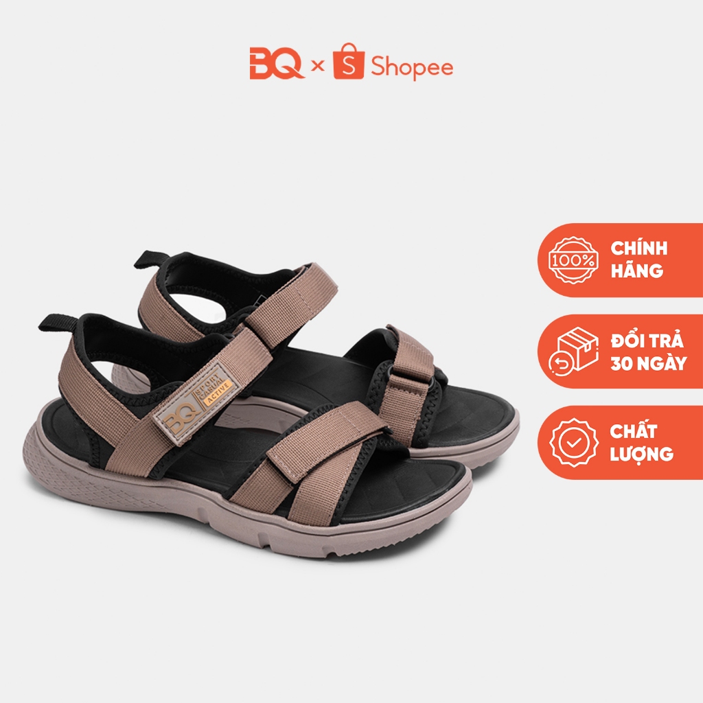 Giày sandal nam đi học đế bằng quai chéo năng động SD BQ031