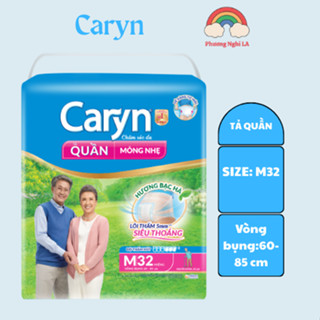 [Tặng 4 miếng] Tả/Bỉm người già CARYN dạng quần mỏng thoáng đủ size M32/ L28/ XL24-Phương Nghi LA