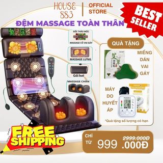  Đệm Massage toàn thân Đệm Hồng Ngoại  Phục Hồi Sức Khỏe Ghế Masage Xoa Bóp Toàn Thân Chị Liệu Phục Hồi Sức Khỏe. 