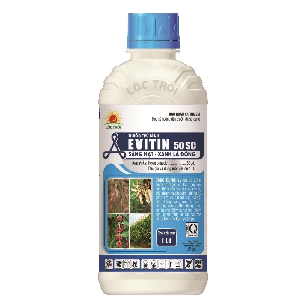 EVITIN 50SC Lộc Trời 1L -sáng hạt,xanh lá đòng /nội hấp,thấm sâu....