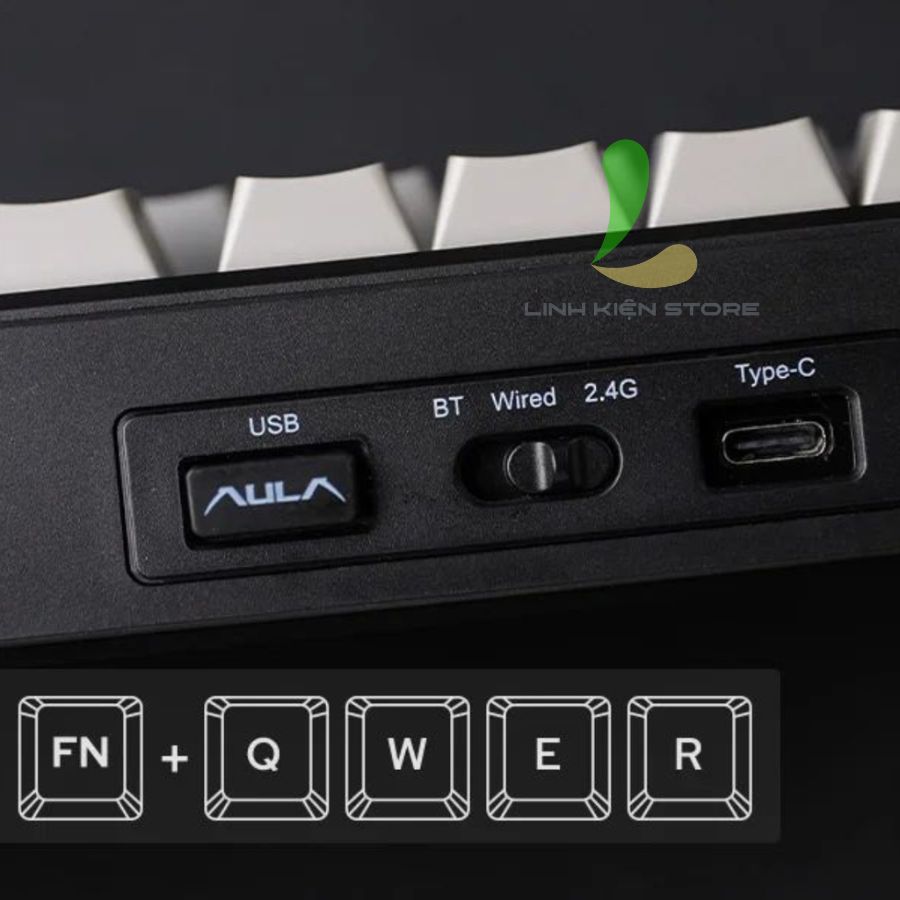 Bàn Phím Cơ Gaming AULA F75 Max - Bàn Phím Bluetooth Có Màn Hình Hiển Thị Và Núm Xoay Đa Năng | BigBuy360 - bigbuy360.vn