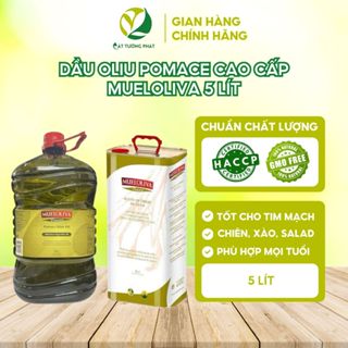  Dầu Oliu Pomace Cao Cấp Mueloliva 5L – Nhập khẩu Tây Ban Nha –  Hàng chính hãng 
