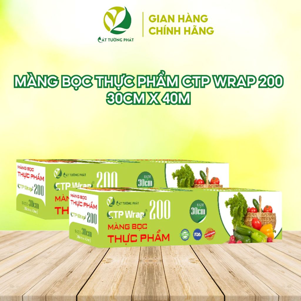 Màng bọc thực phẩm Hàn Quốc CTP Wrap 200 - Cát Tường Phát