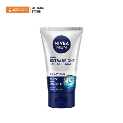 Sữa Rửa Mặt Sáng Da & Sạch Sâu NIVEA MEN 100Gr