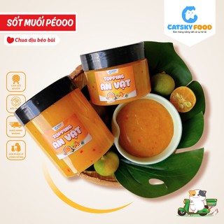  Sốt Muối Béo CATSKY FOOD Chua Dịu Béo Bùi đồ ăn vặt topping ăn kèm bánh tráng phơi sương tiện lợi 