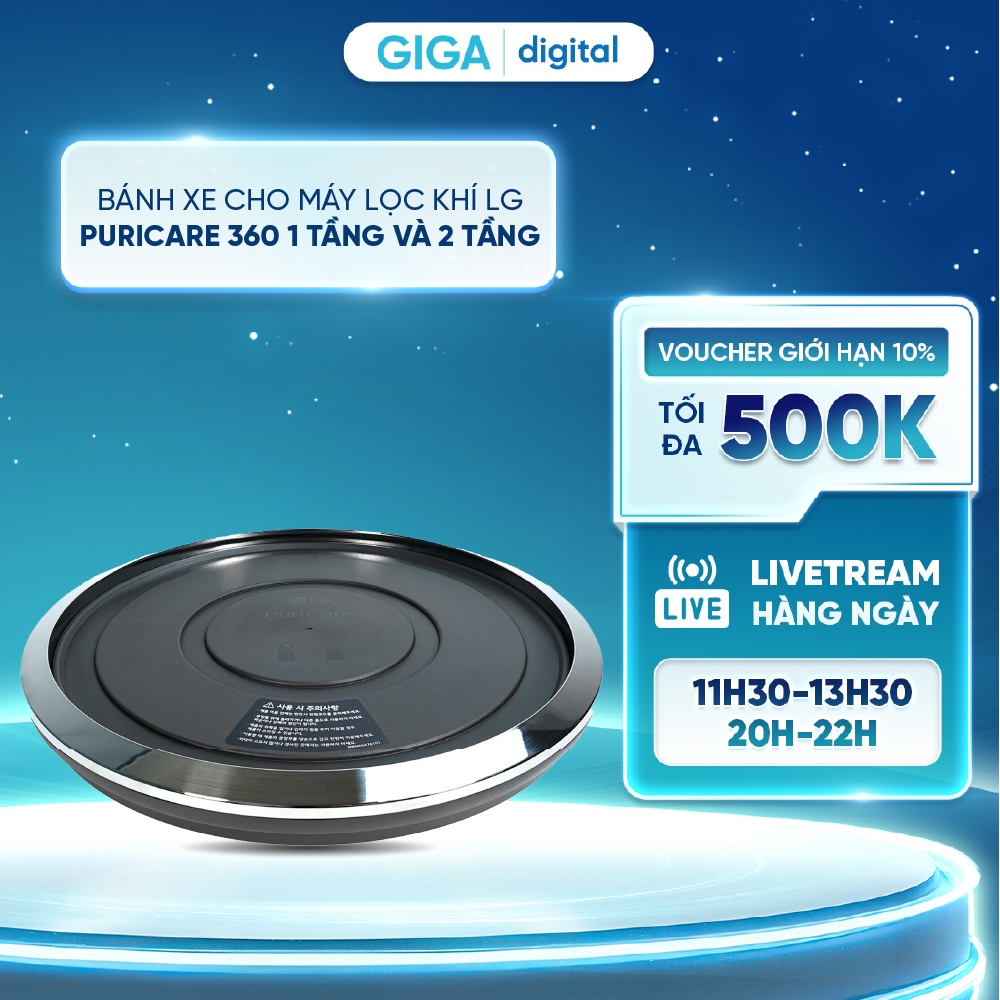 Bánh xe cho máy lọc khí LG PuriCare 360 AS10GDWH0, AS10GDBY0, AS65GDWH0, AS65GDBY0