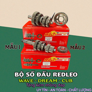 Bộ số đấu REDLEO Wave, Dream, Cub mẫu mới có tặng kèm nhông đạp