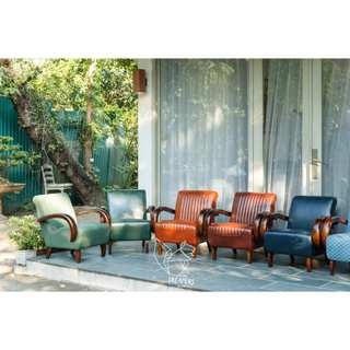 Ghế Salon Da Dreamers làm từ gỗ Acacia | Ghế Sofa nội thất trang trí nhà cửa