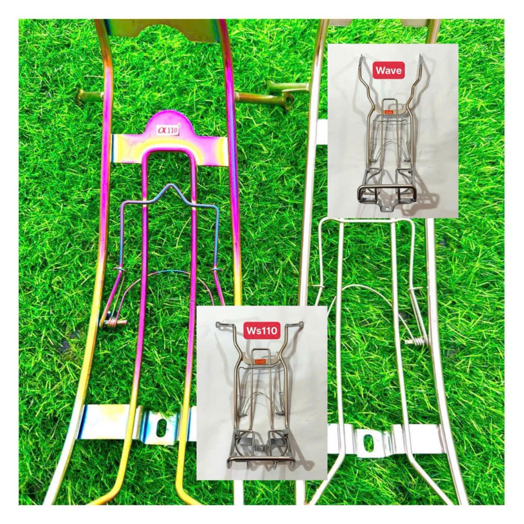 Baga xe máy,Lượn giữa xe máy,Baga 10li,Baga chuối,Baga inox,Baga titan,Baga xe wave,drem,siriu,rsx,r