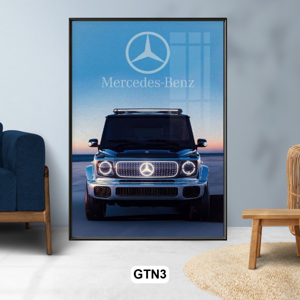 Tranh Treo Tường Tráng Gương G63 Sang Trọng Có Khung Composit - G63 Kết Hợp Cảnh Sắc Thiên Nhiên Thơ
