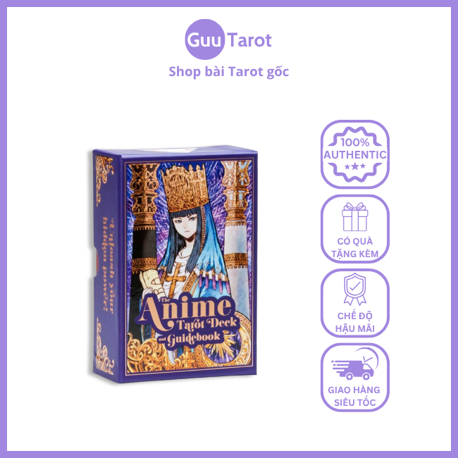 Bộ Bài Anime Tarot Deck and Guidebook (Guu Tarot Shop)